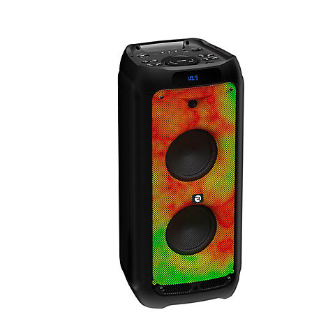 Raycon 2" x 8" Bluetooth Party Speaker with Liquid Fire Lights