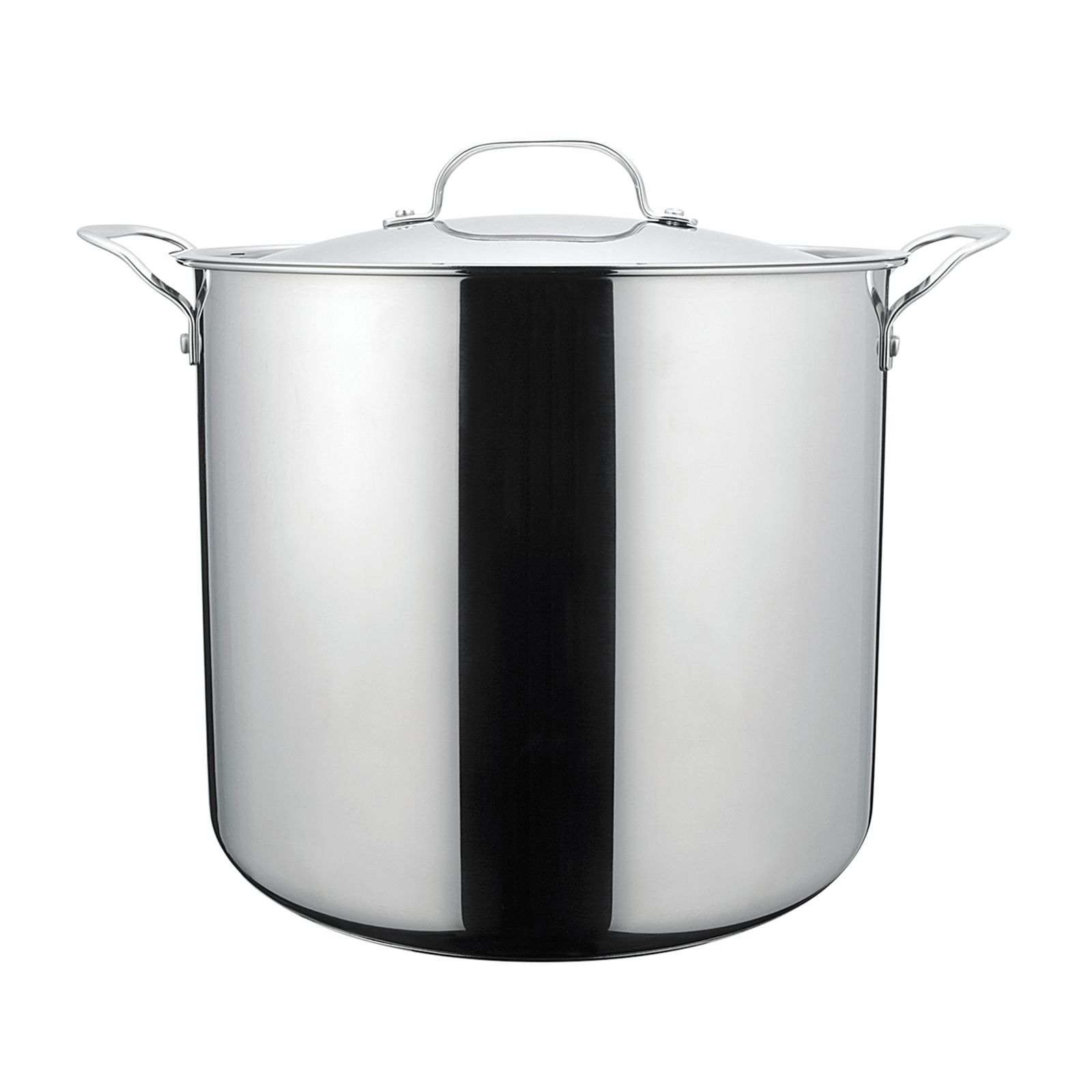 LWW Pot,Stainless Steel Stock Pot Home Brew Pot Cooking Pot,Large Cooking  Pot,Compound Bottom Three-Layer Steel,2525CM