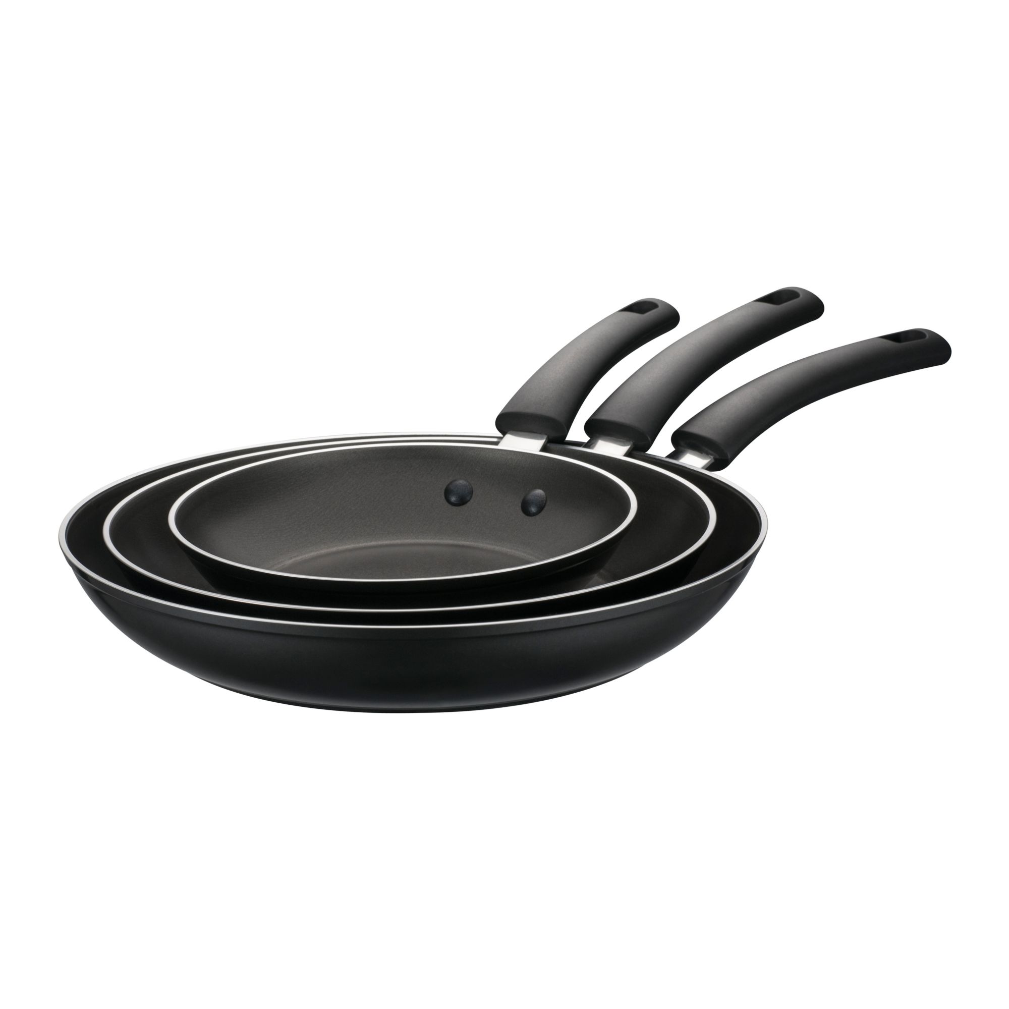 Berkley Jensen Frying Pan, 3 pc. - Black