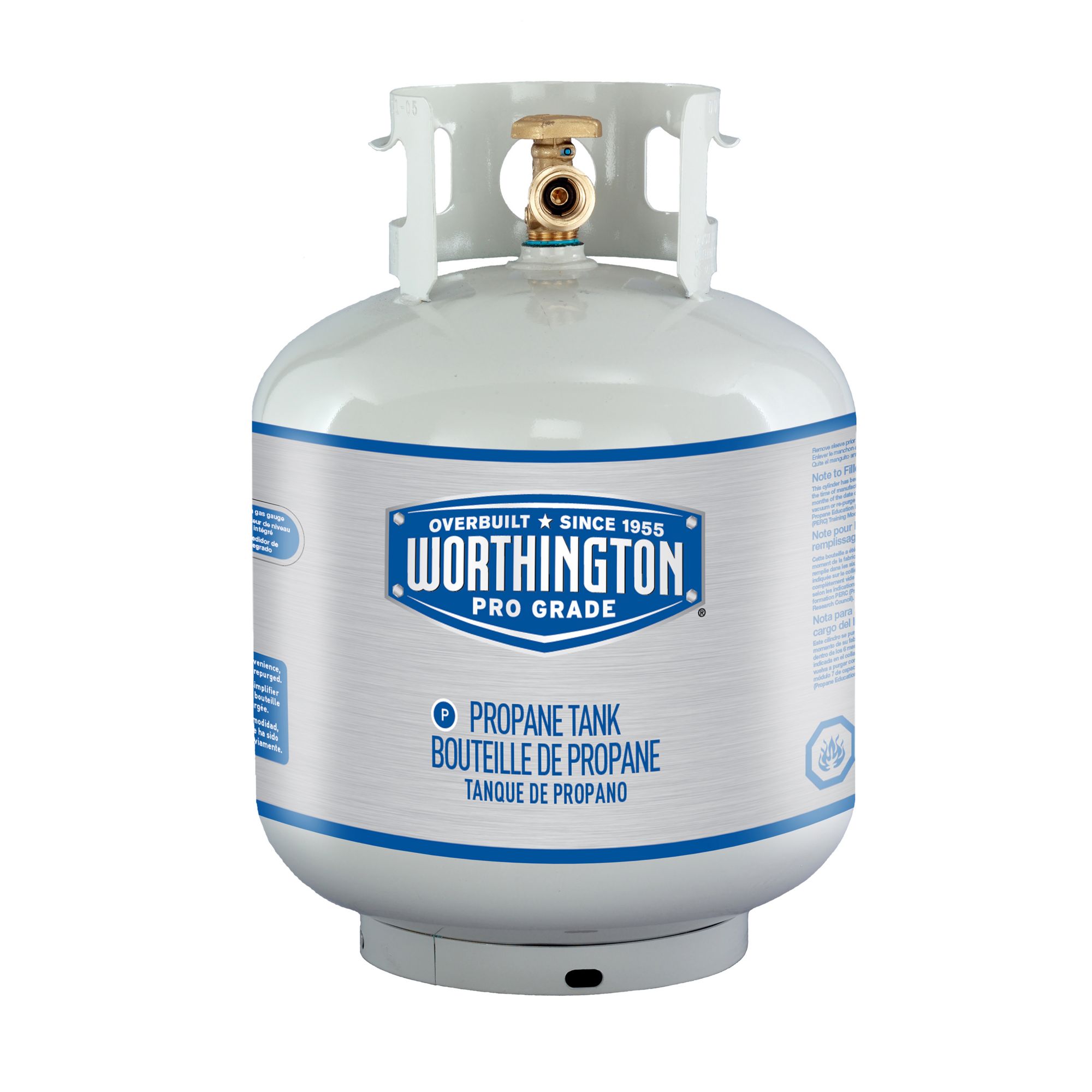 Worthington Industries Pro Grade 20 lb. Refillable Steel Propane Tank