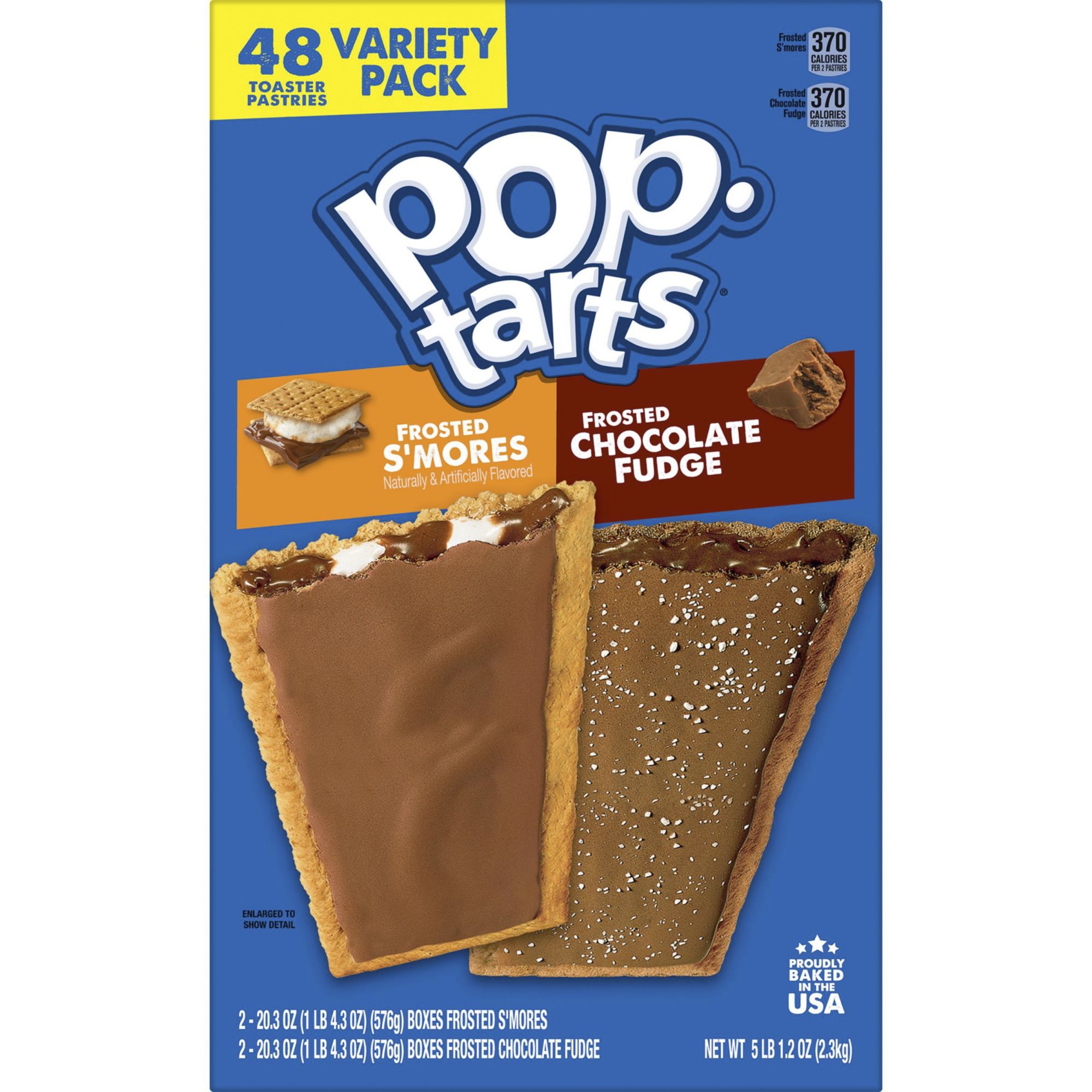 Pop-Tarts Four Flavor Variety Pack, 60 Count