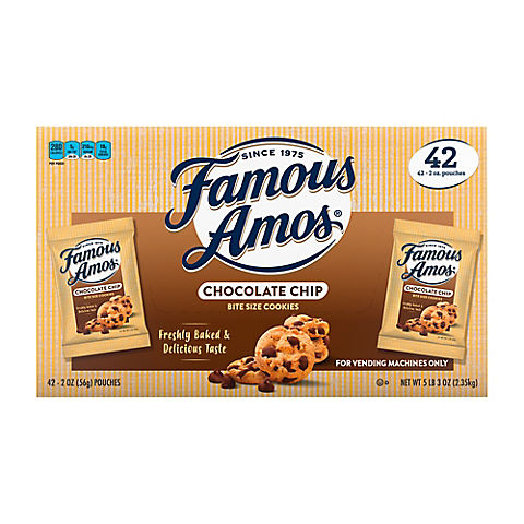 Famous Amos Chocolate Chip Cookies, 42 ct.