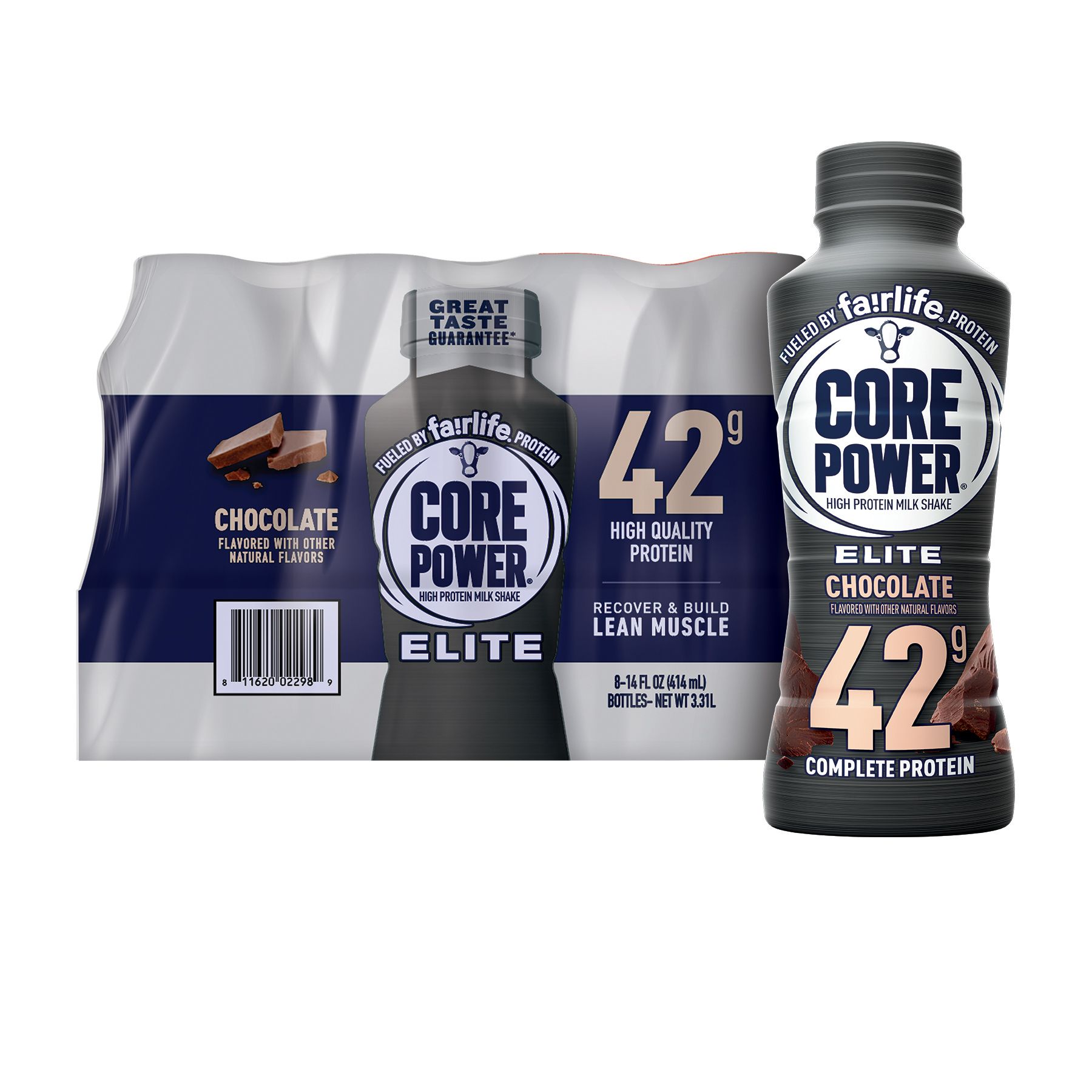 Core Power Protein Shake, Chocolate, 14 fl oz 10-pack