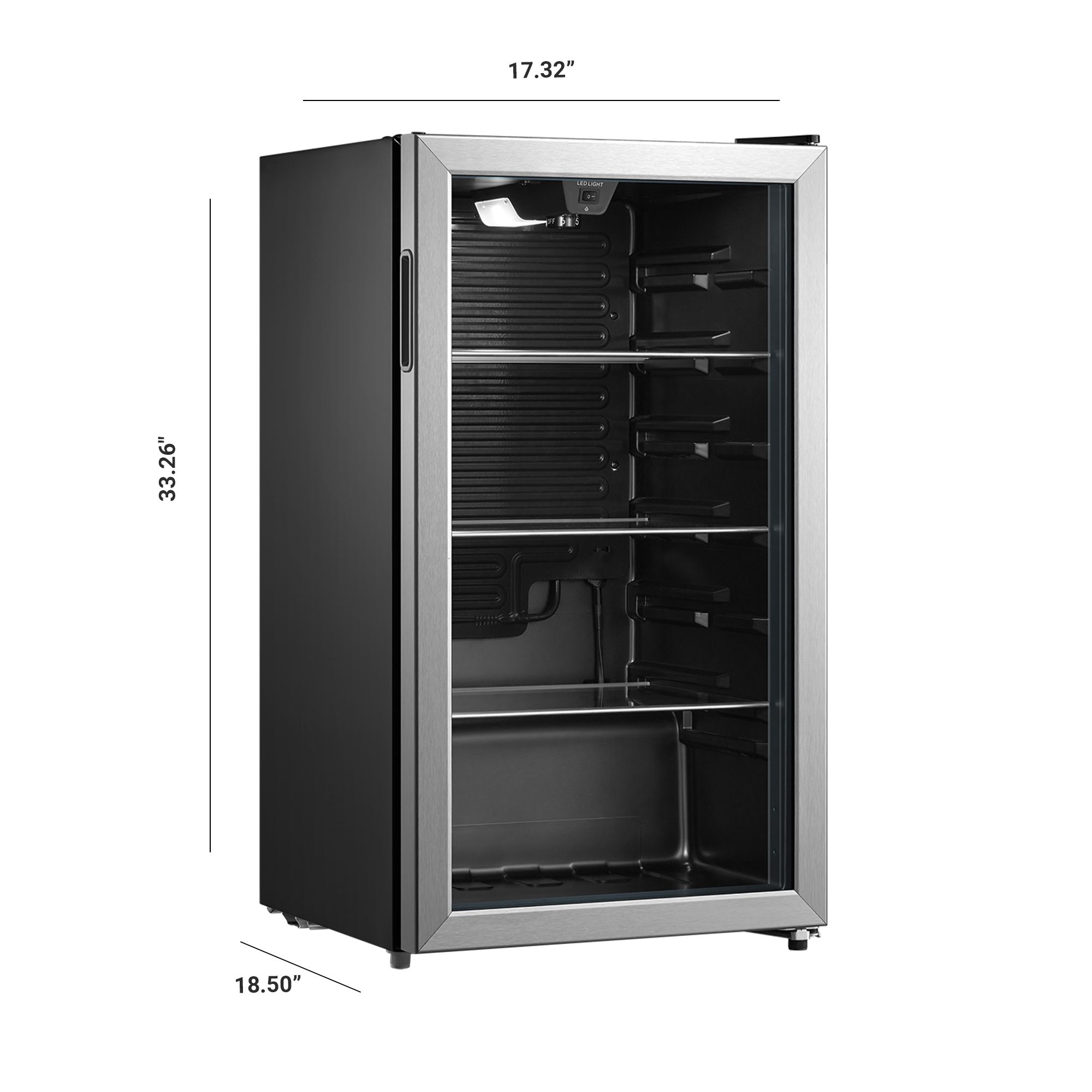 Comfee 115 Cans Beverage Refrigerator in the Beverage Refrigerators  department at