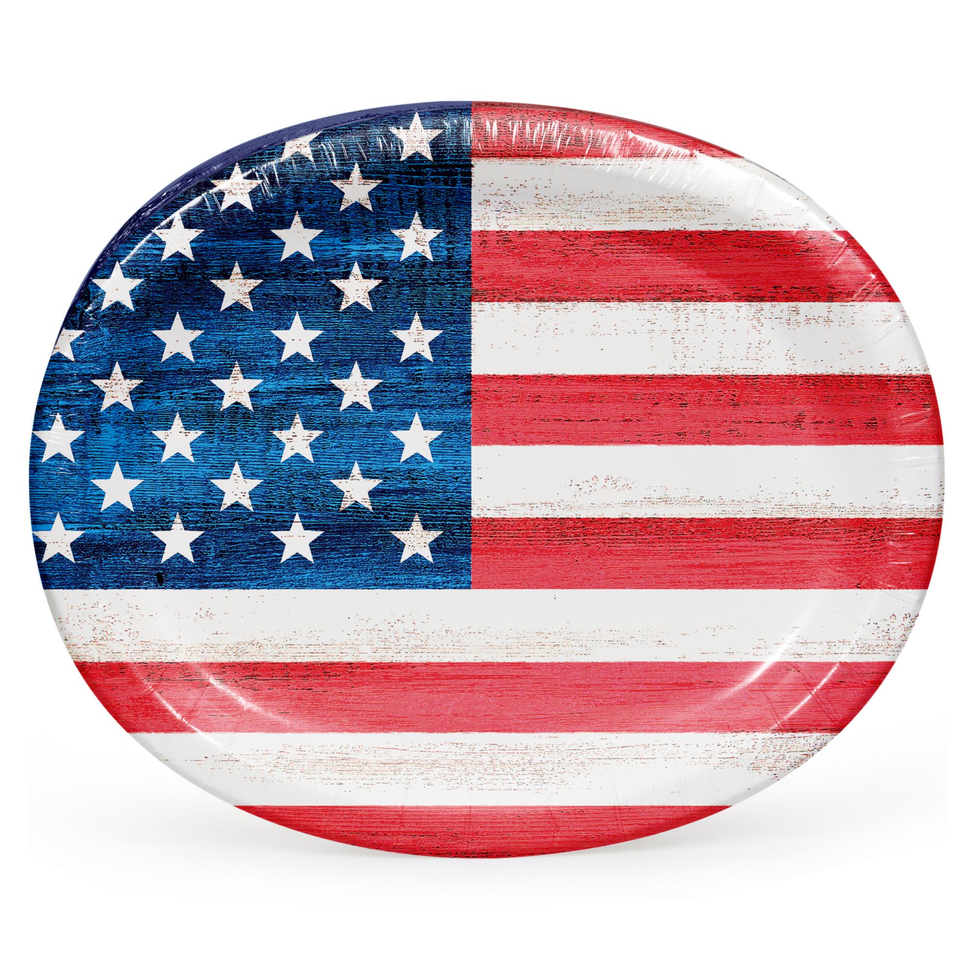 Berkley Jensen 4th of July Oval Platter, 60 ct. - BJs Wholesale Club