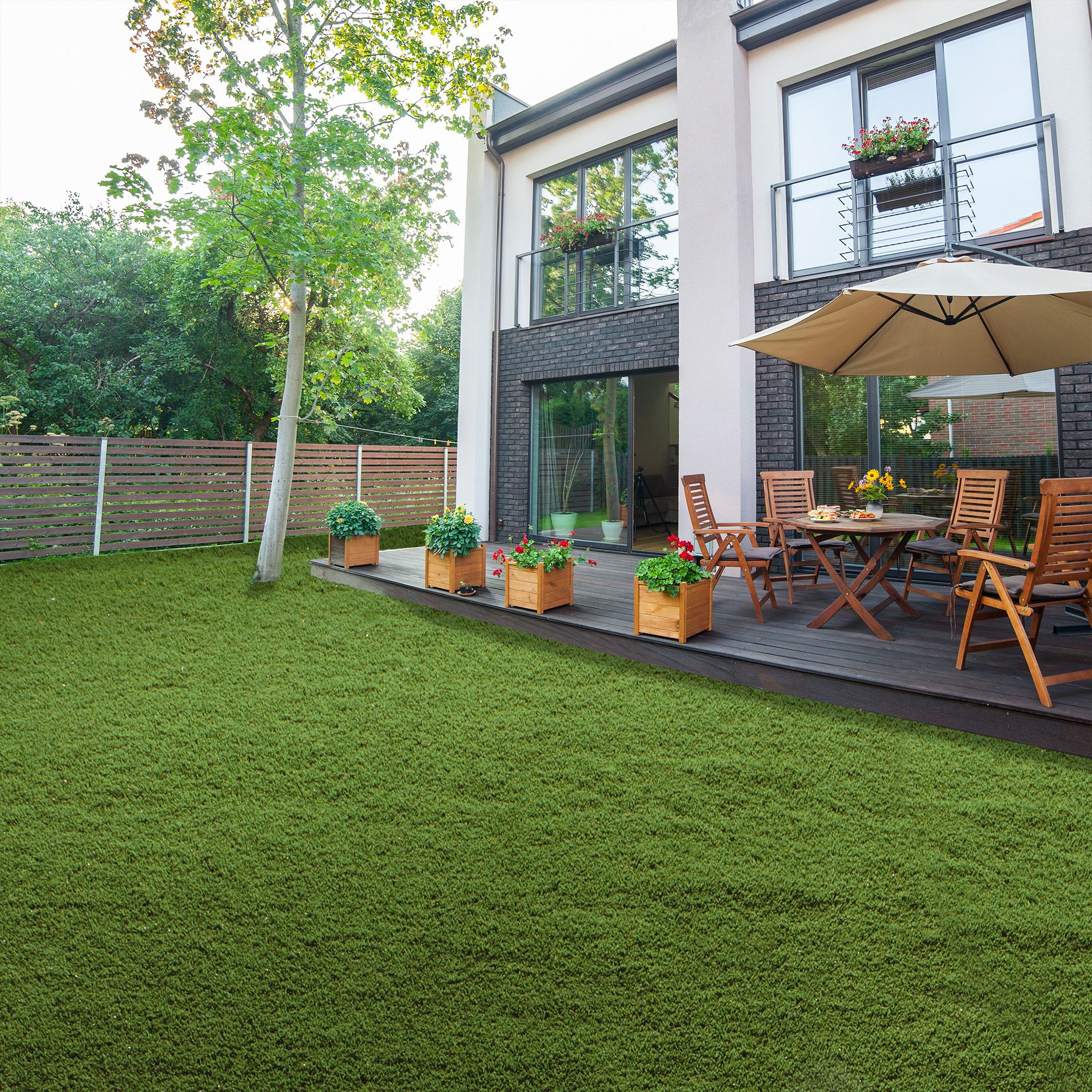 Berkley Jensen Richmond Artificial Grass - Emerald and Olive