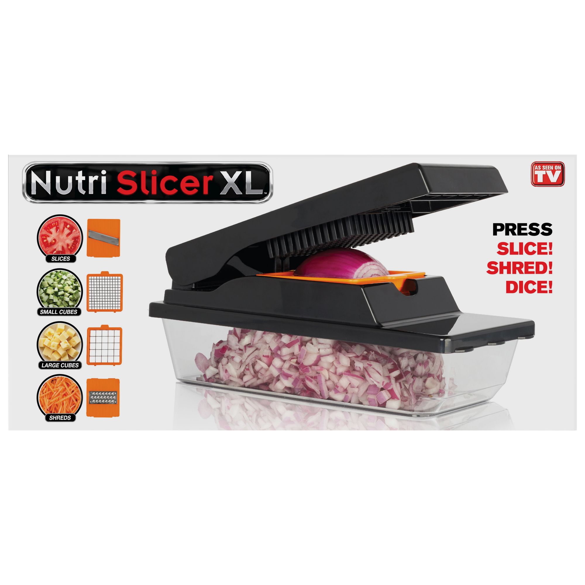 Nutrislicer XL All-in-One Mandoline Vegetable Slicer and Chopper - 20898542