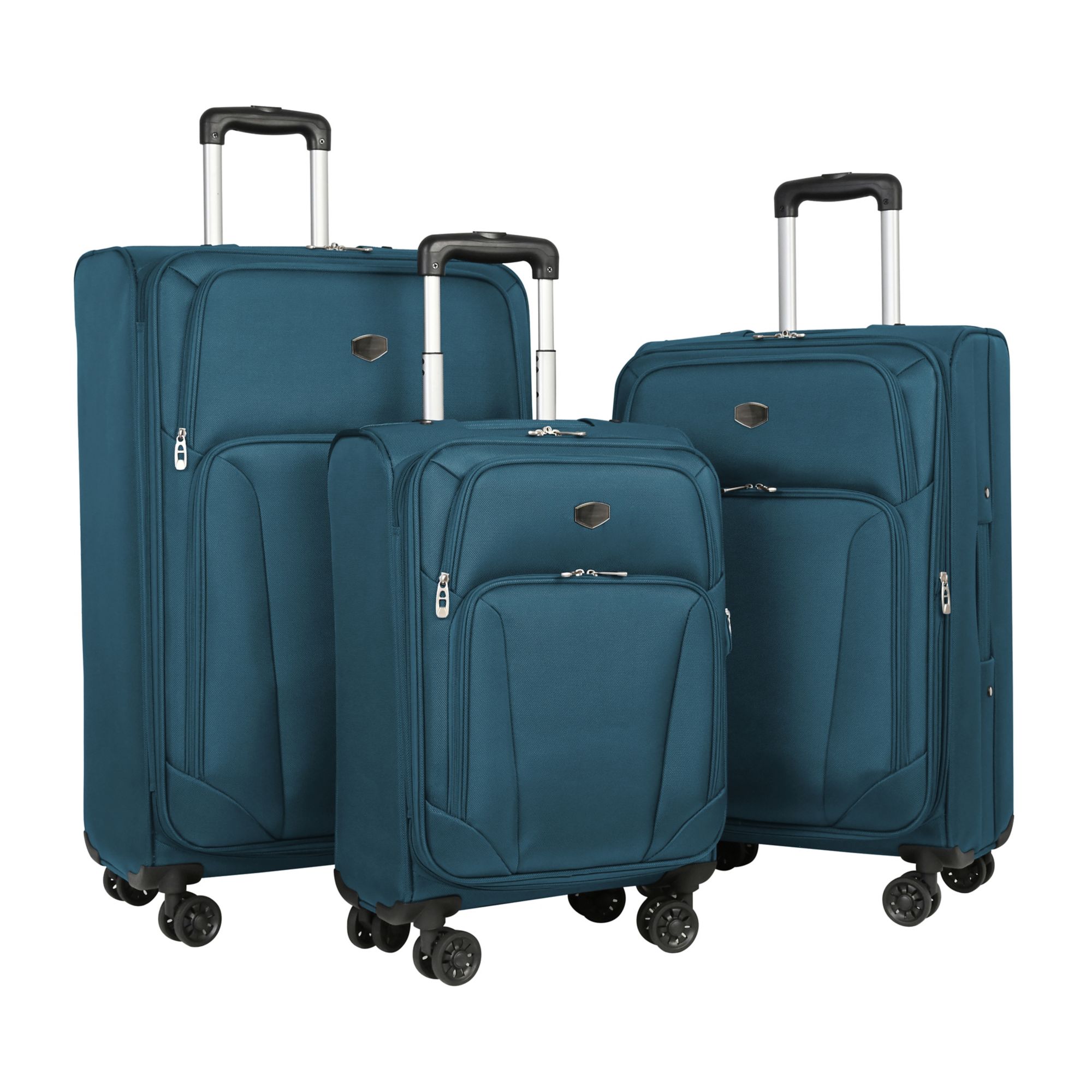 Berkley Jensen 3-Pc. Spinner Luggage Set - Teal | BJ's Wholesale Club