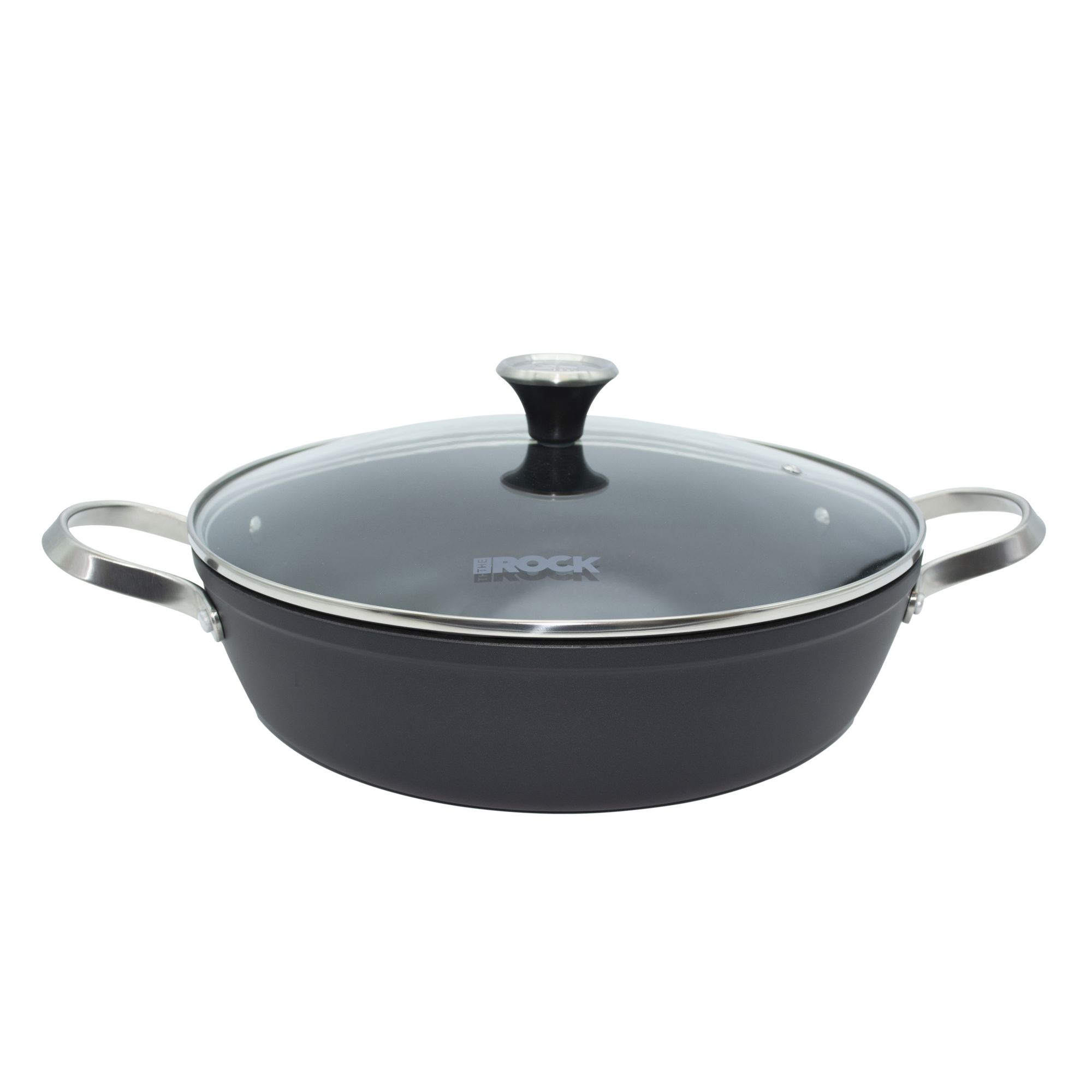 The Rock by Starfrit 9 Deep Fry Pan & Dutch Oven with Lid