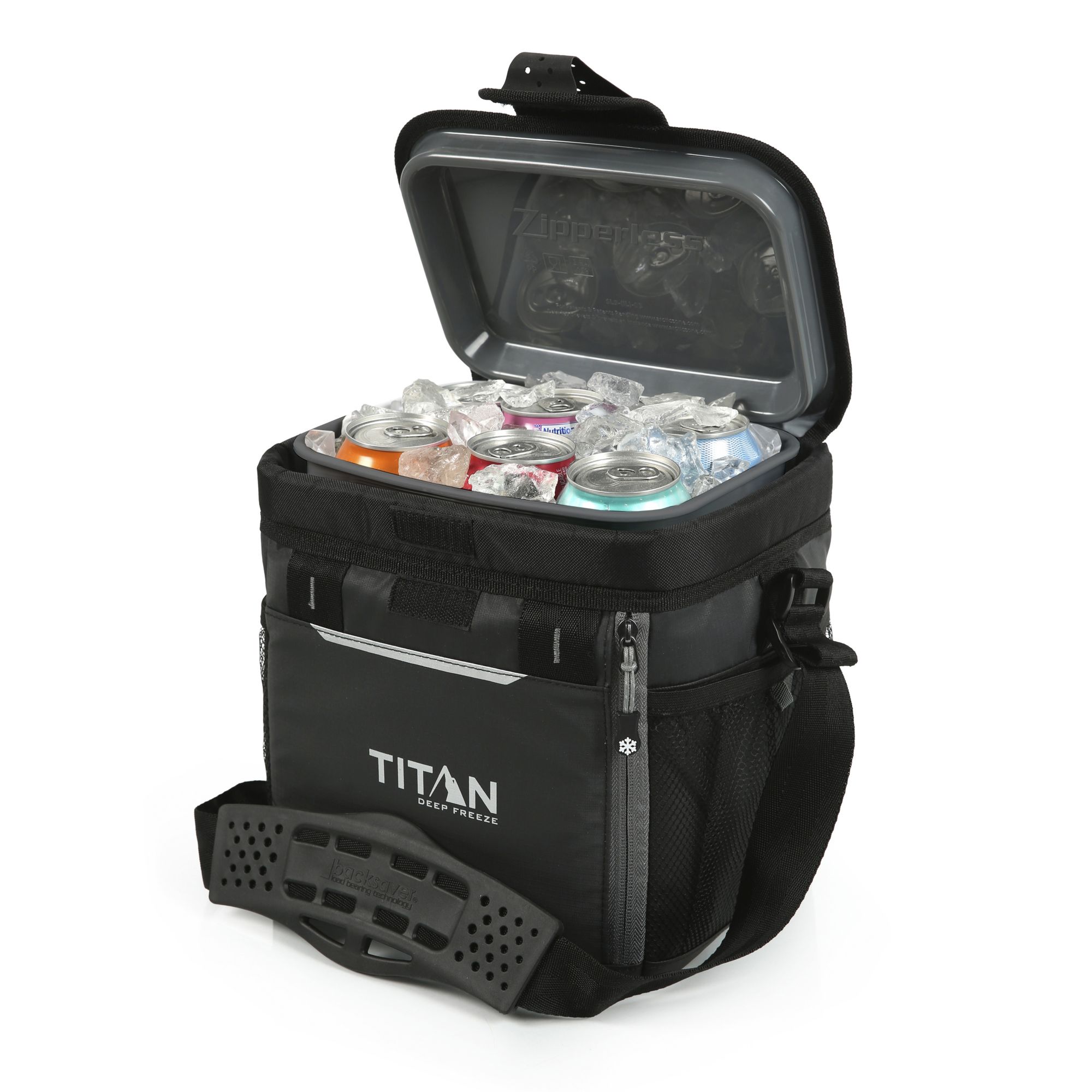 Titan Deep Freeze Black Expandable Lunch Box with 2 Ice Walls and Leakproof  Container Set, F3 Auction