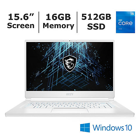 MSI Stealth Gaming Laptop, Intel Core i7-1185G7 Processor, 16GB Memory, 512GB SSD