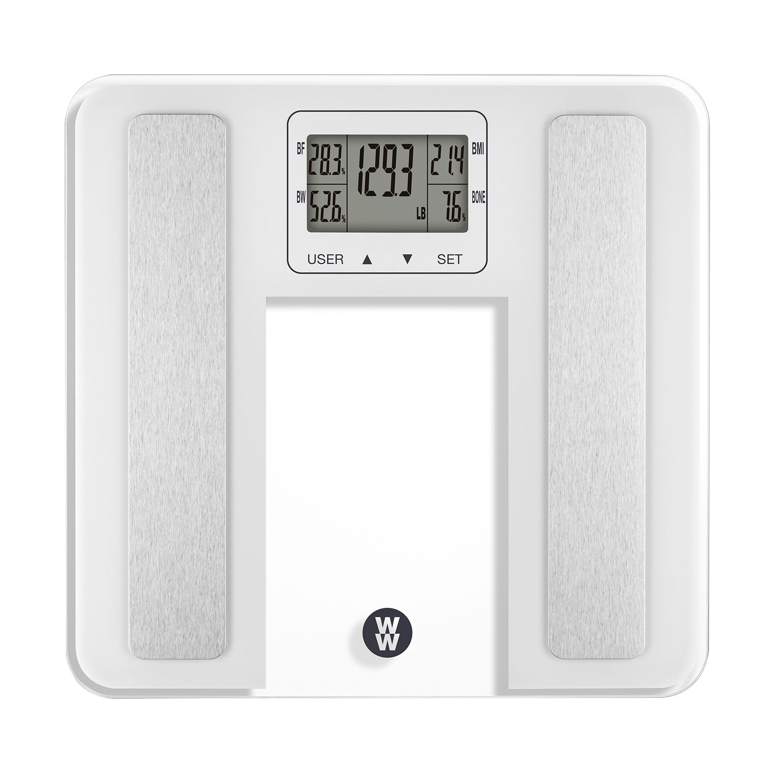 Weight Watchers Glass Digital Bathroom Scale