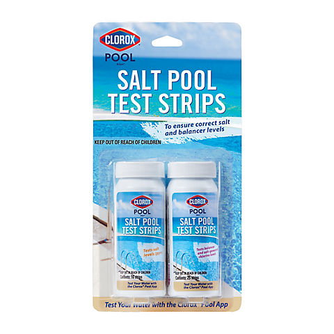 Clorox Pool & Spa Salt Pool Test Strips, 35 ct.