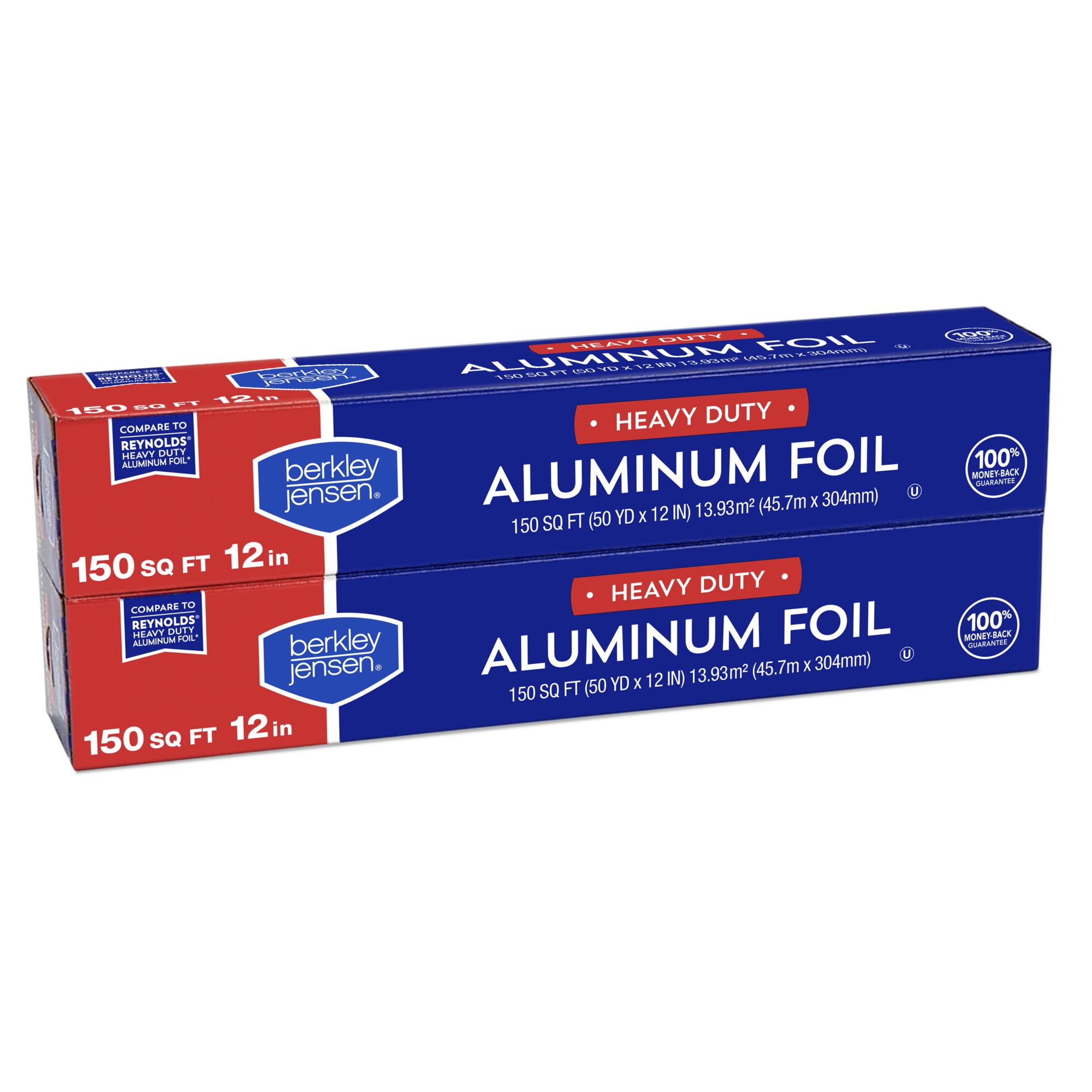 Berkley Jensen Heavy Duty Aluminum Foil, 2 pk./150 sq. ft.