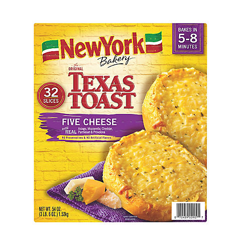 New York Texas Toast Five Cheese, 32 ct. /54 oz
