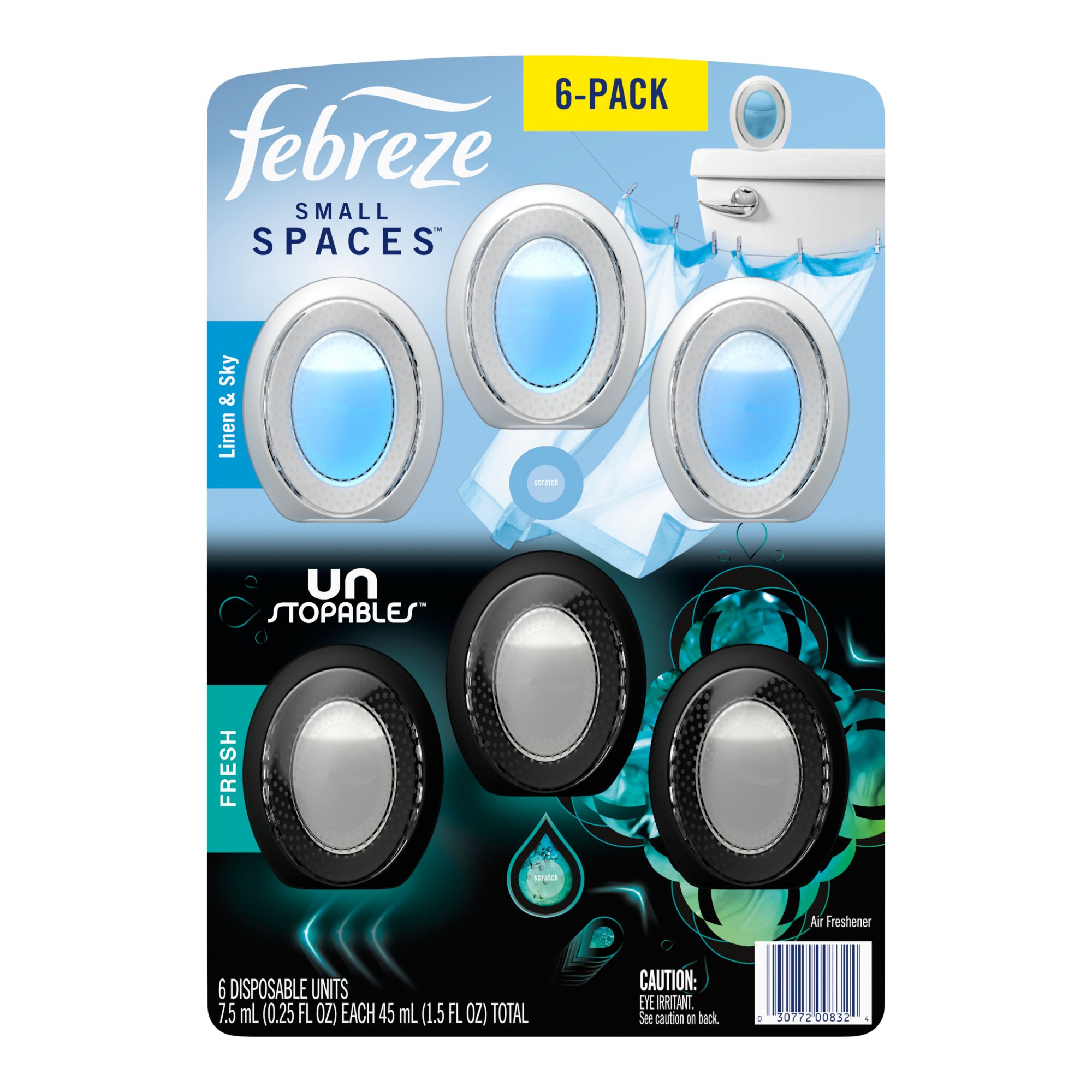 Febreze CAR Vent Clips, Variety Pack 3Ct