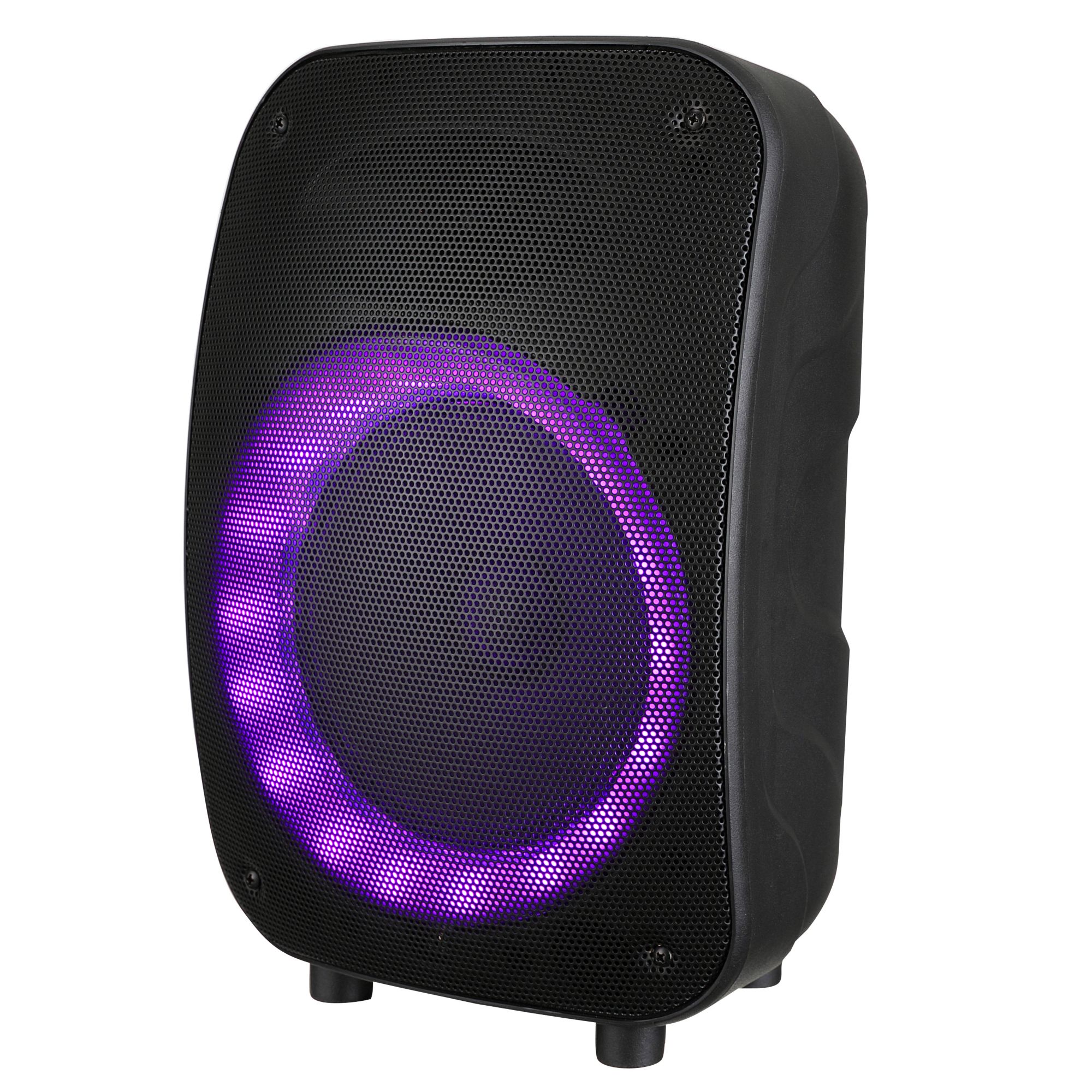 QFX 8 Rechargeable Bluetooth Speaker with LED Party Lights