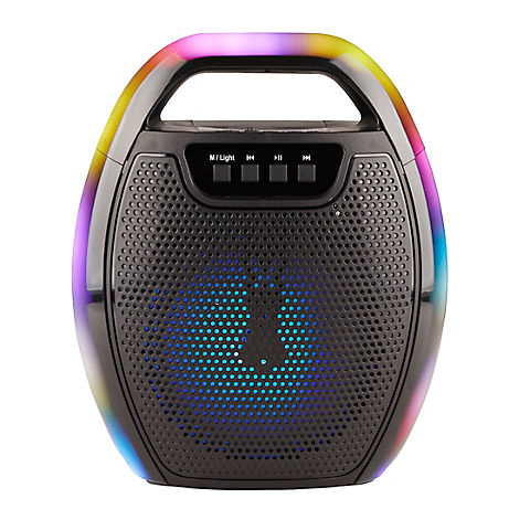 QFX 6.5" Bluetooth Speaker with LED Lights