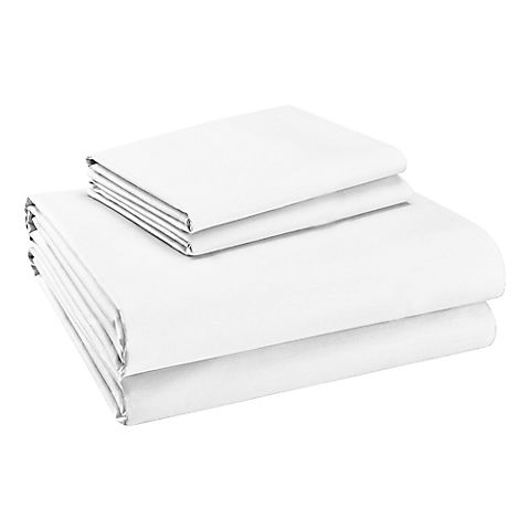 Purity Home Breathable 100% Organic Cotton Percale Full Size Bed Sheet Set