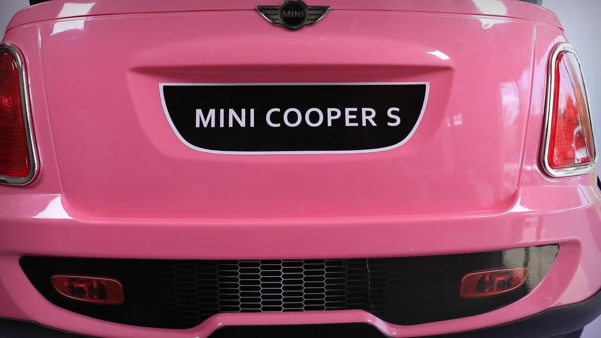 Rollplay 6V Mini Cooper S - Pink