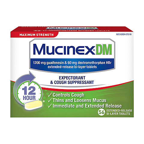 Mucinex DM Max, 56 ct.