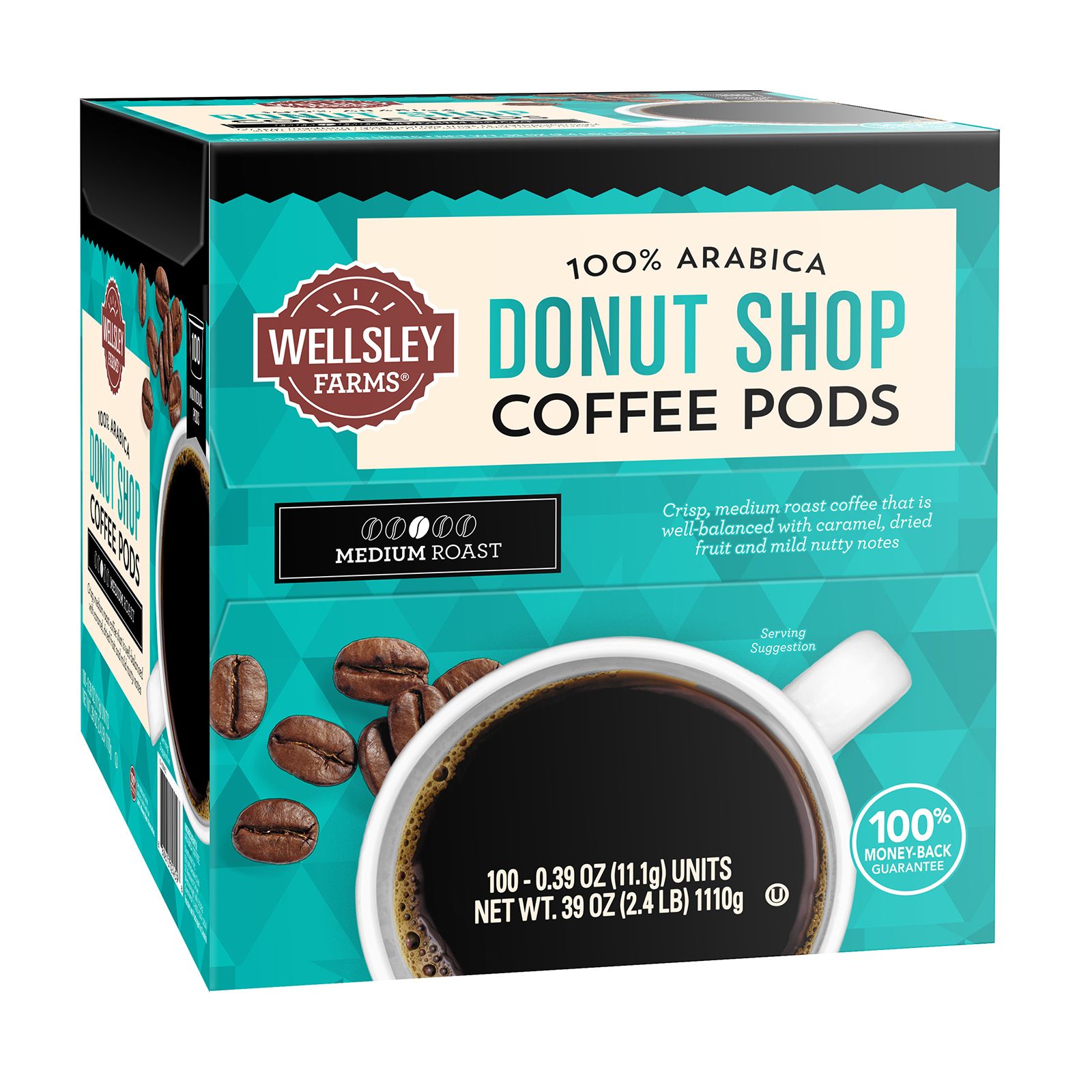 Wellsley Farms Donut Shop Coffee Pods, 100 ct.