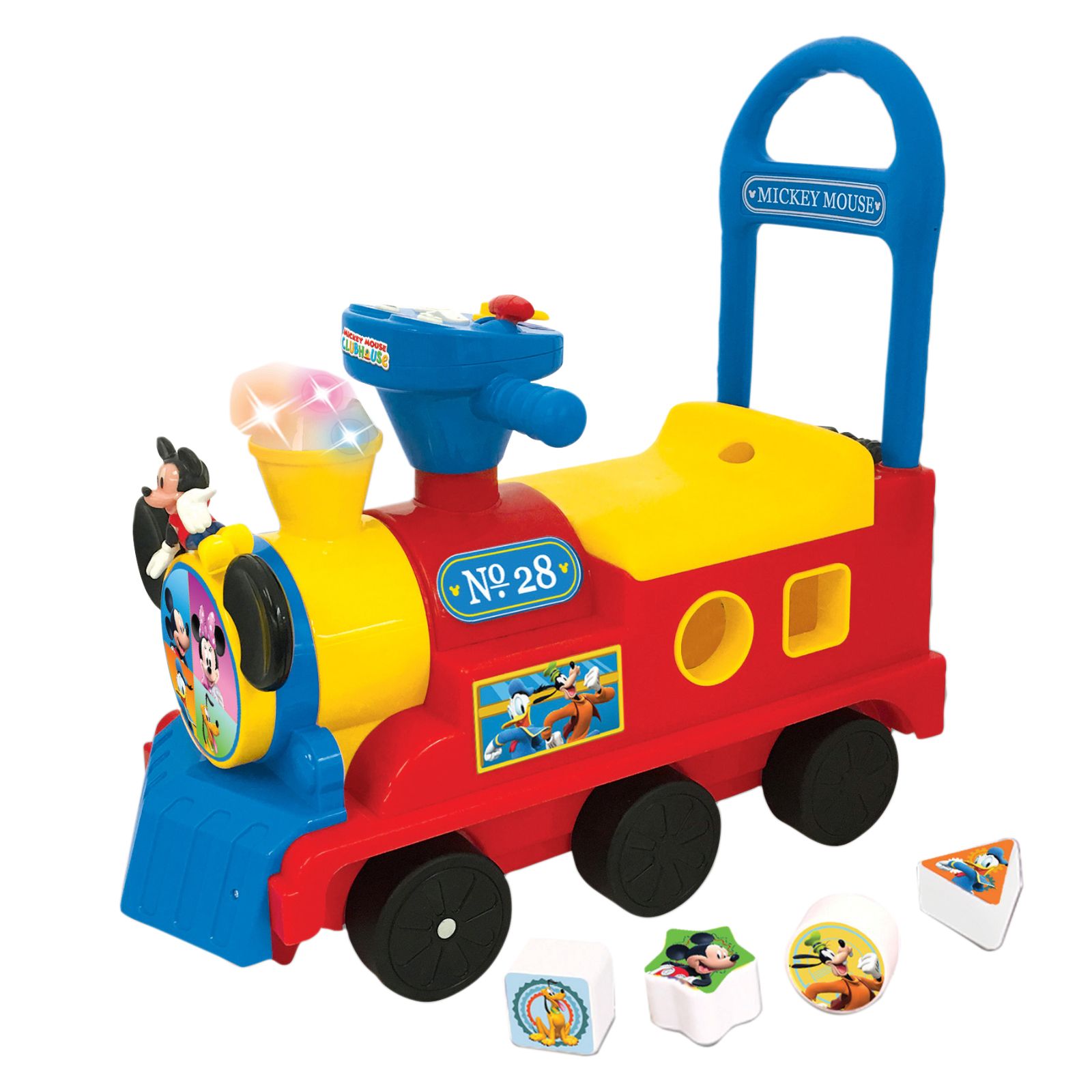 Mickey mouse train set ride sales on