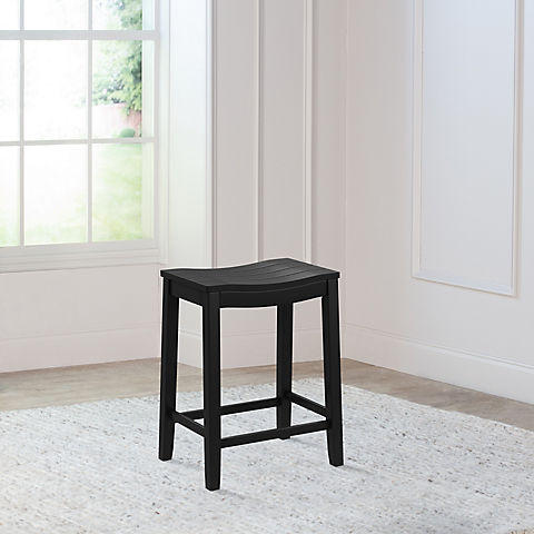 Hillsdale Furniture Fiddler Wood Backless Counter Height Swivel Stool
