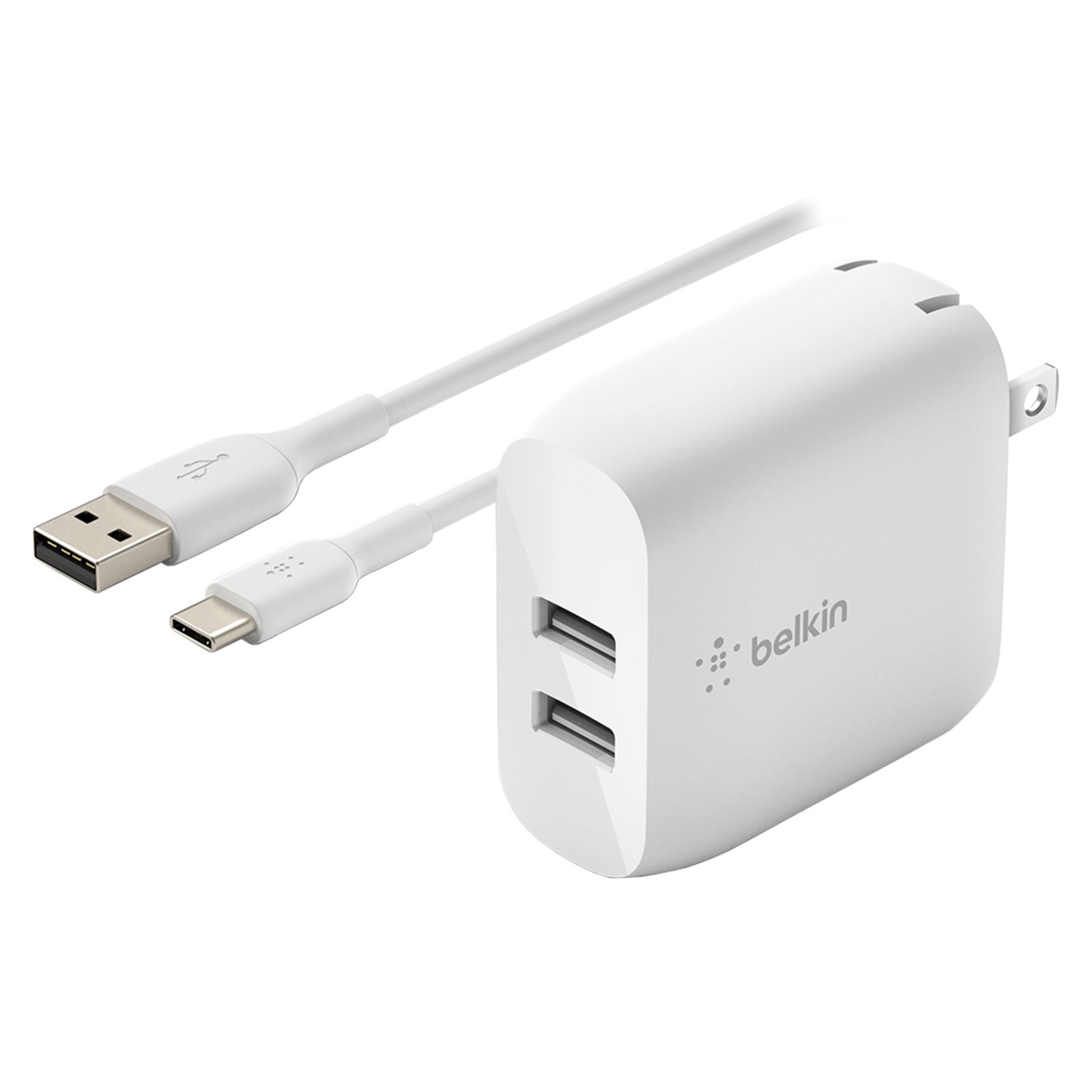 Belkin Boostcharge (20w) Dual Usb-c With (40w) Stand Alone Wall Charger :  Target