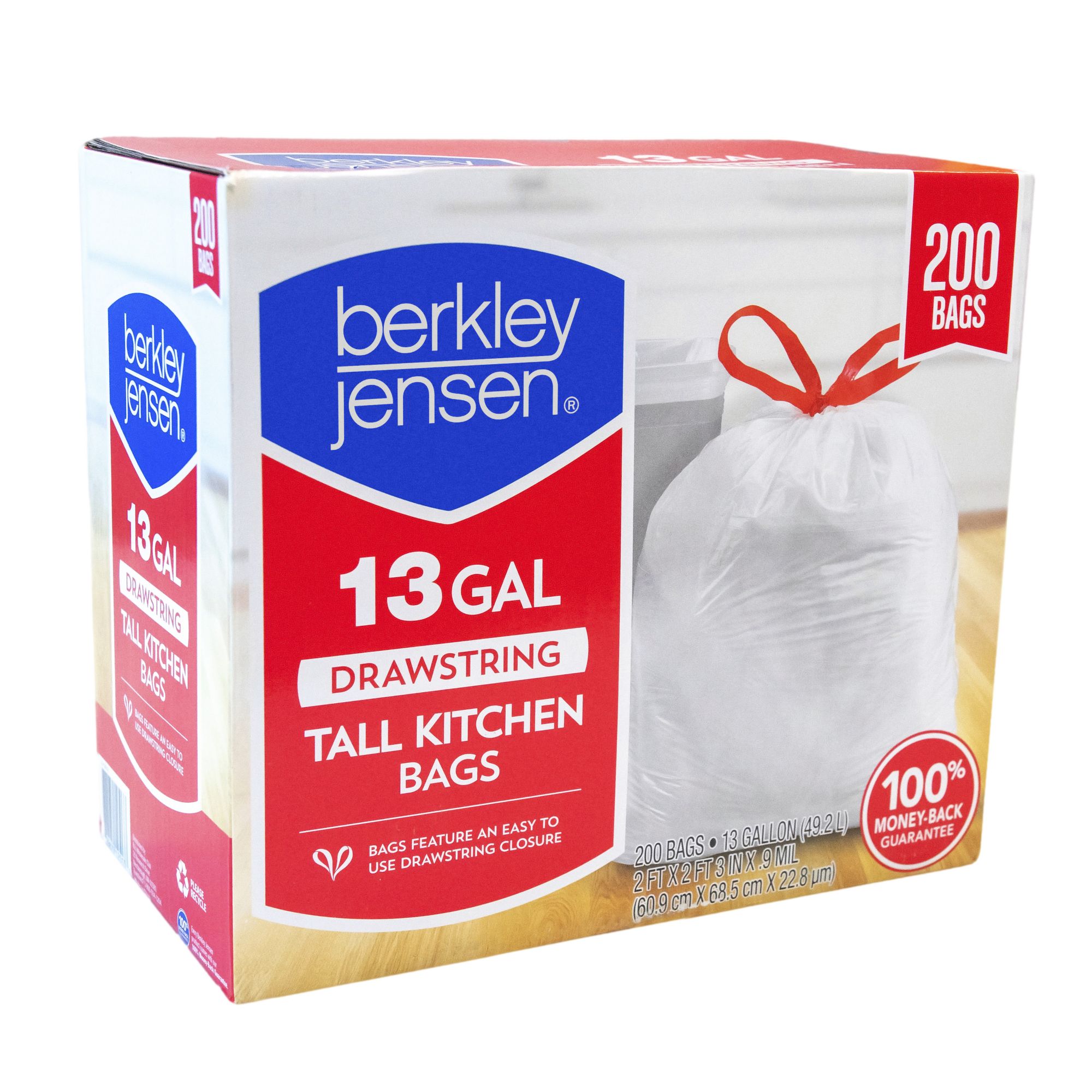 Berkley Jensen 13 Gal. Lavender Stretchflex Trash Bags