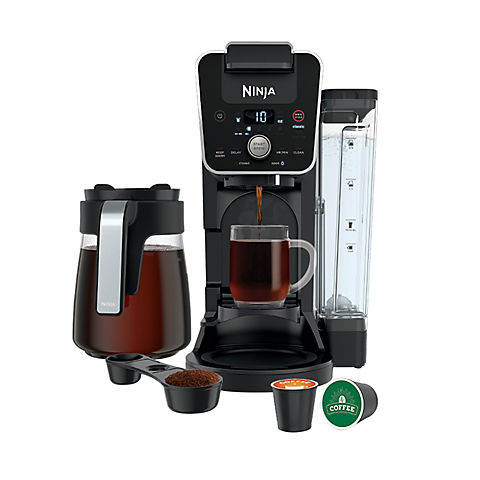 Ninja Dual Brew 12-Cup Drip Coffee Maker Single-Serve Compatible with K-Cups - Black