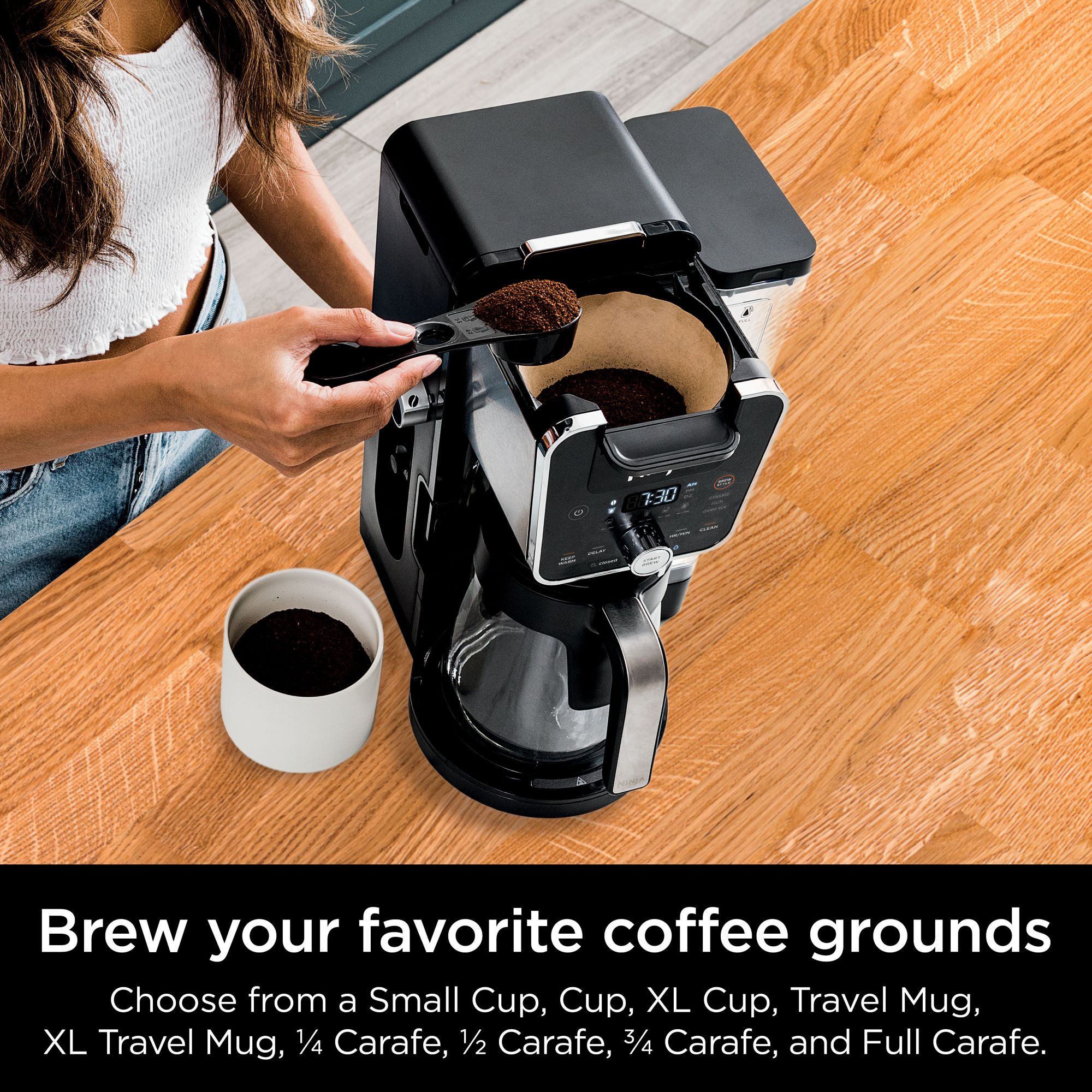 Ninja Dual Brew Coffee Maker Single-Serve Compatible