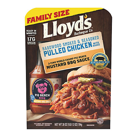 Lloyds Pulled Chicken with Pig Beach BBQ Sauce, 28 oz.