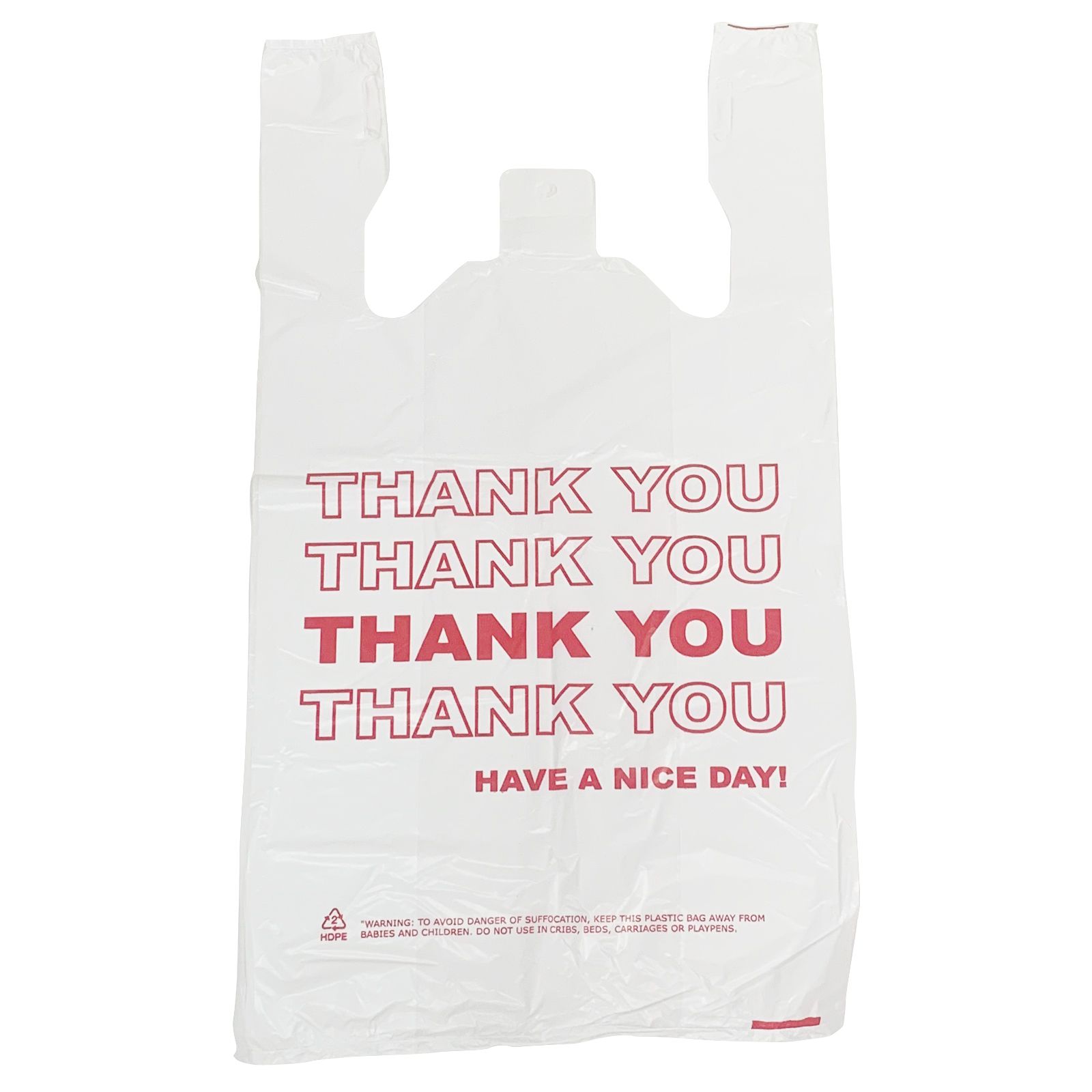 500 Black Plastic Bags 12x7x23 Plain Carry-Out T-Shirt Bags