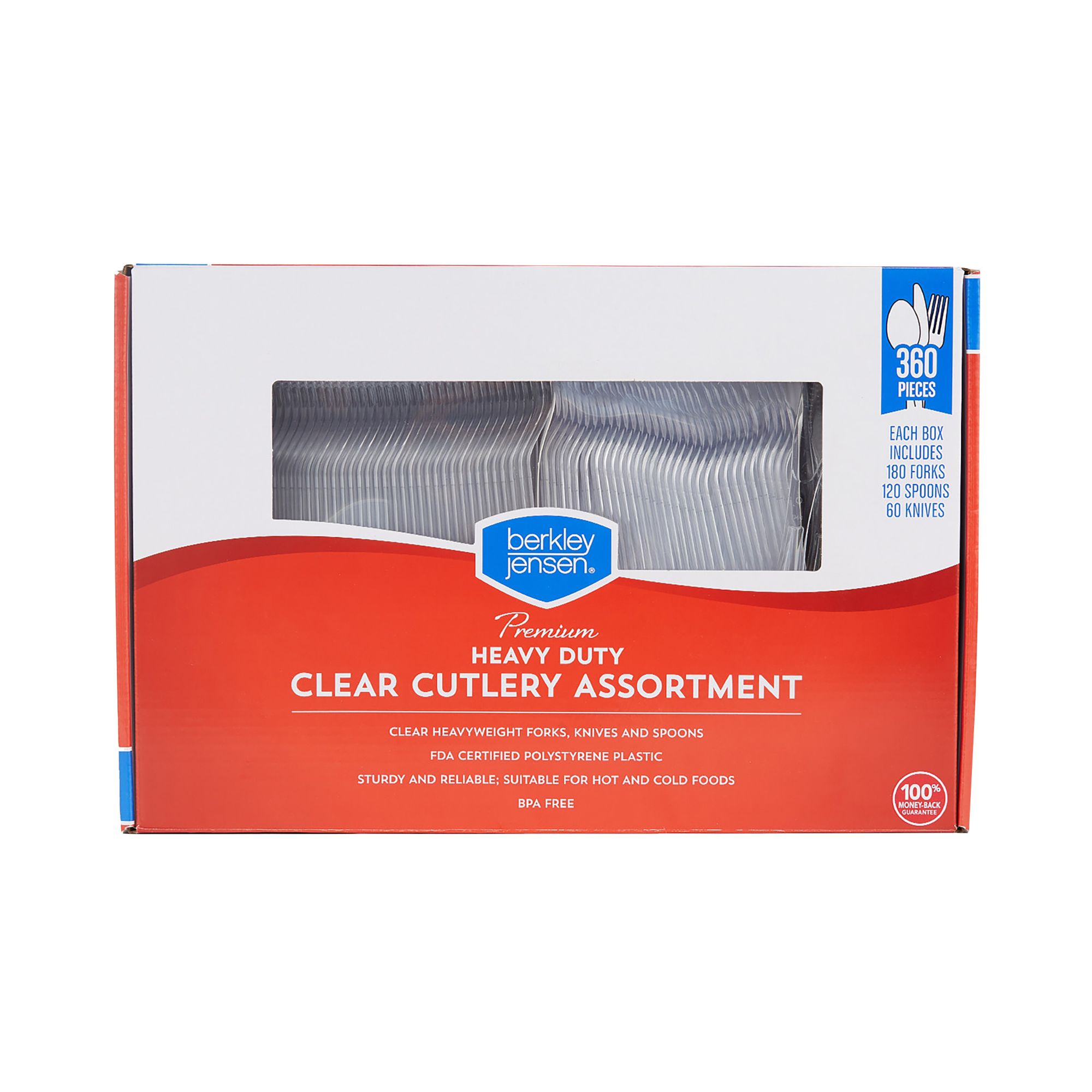 Member's Mark Clear Cutlery Combo Pack - 360 Ct.