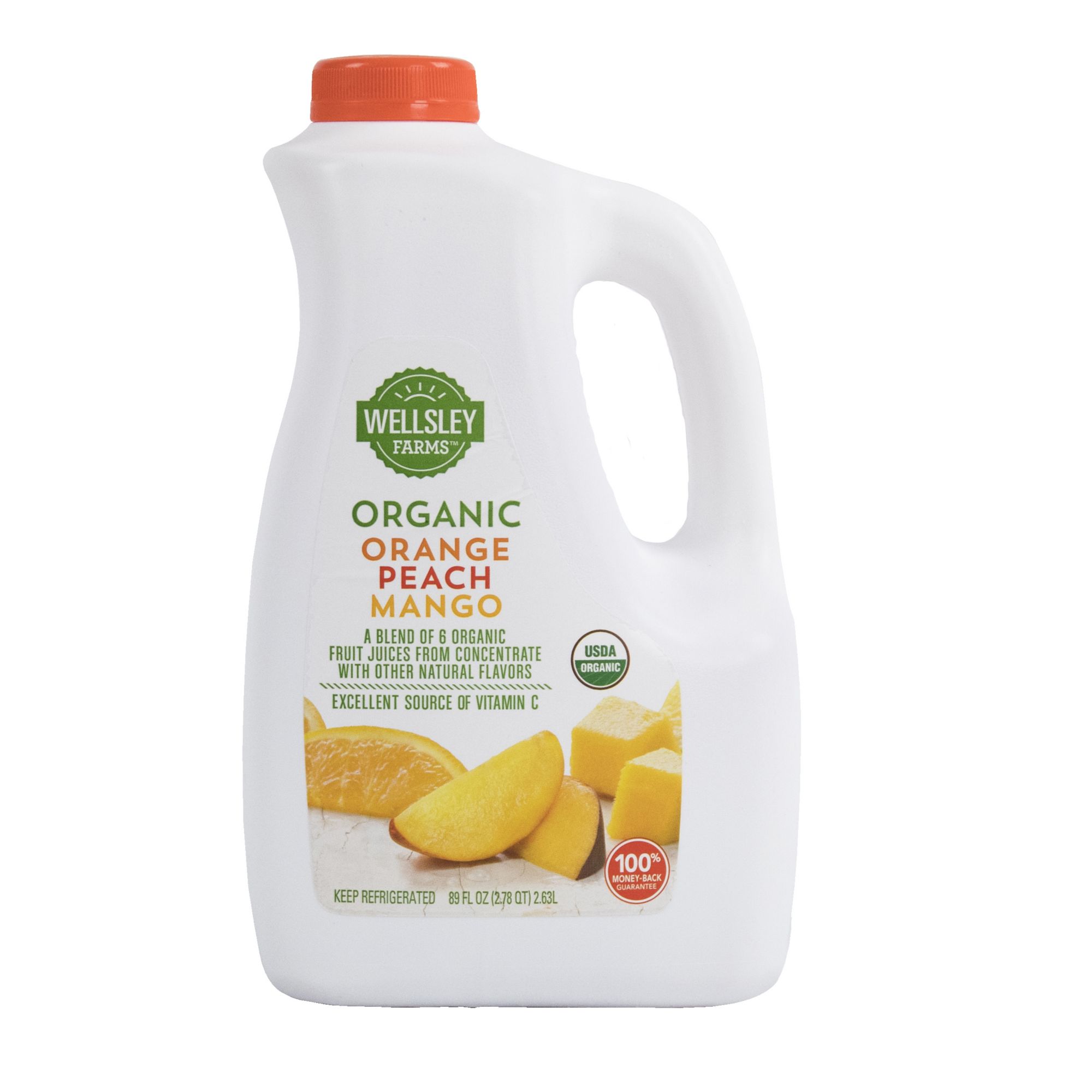 Wellsley Farms Organic Orange Peach Mango Juice BJ s Wholesale Club