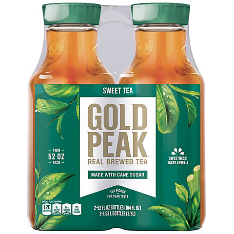 Gold Peak Sweetened Black Tea Bottles, 2 pk./52 fl. oz.