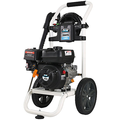 Pulsar 2,800 PSI 2.5 GPM Gas-Powered Pressure Washer with 3 Quick Connect Nozzle and Standard Soap Nozzle