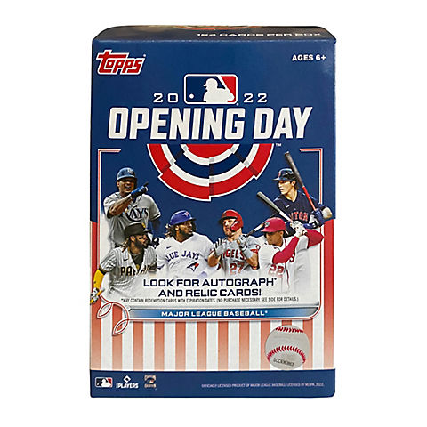 Topps 2022 Opening Day Baseball Cards Value Box, 22 pk.