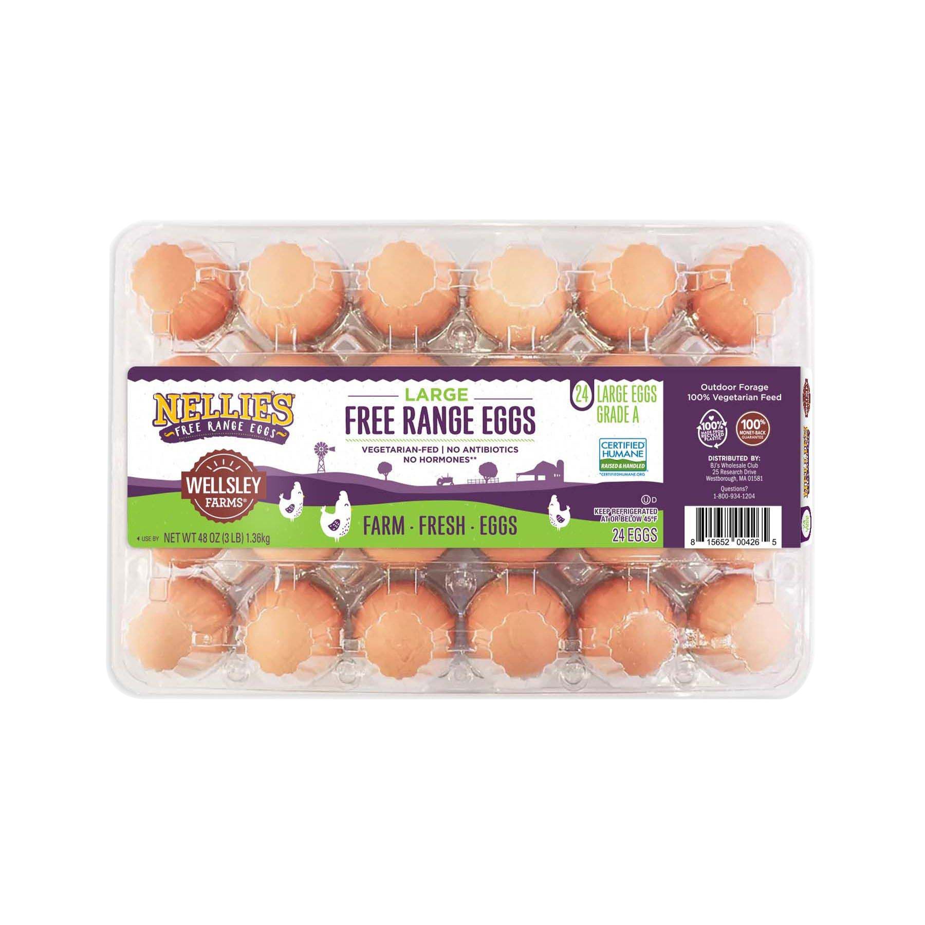 Pete and Gerry's and Wellsley Farms Organic Eggs, 18 ct.
