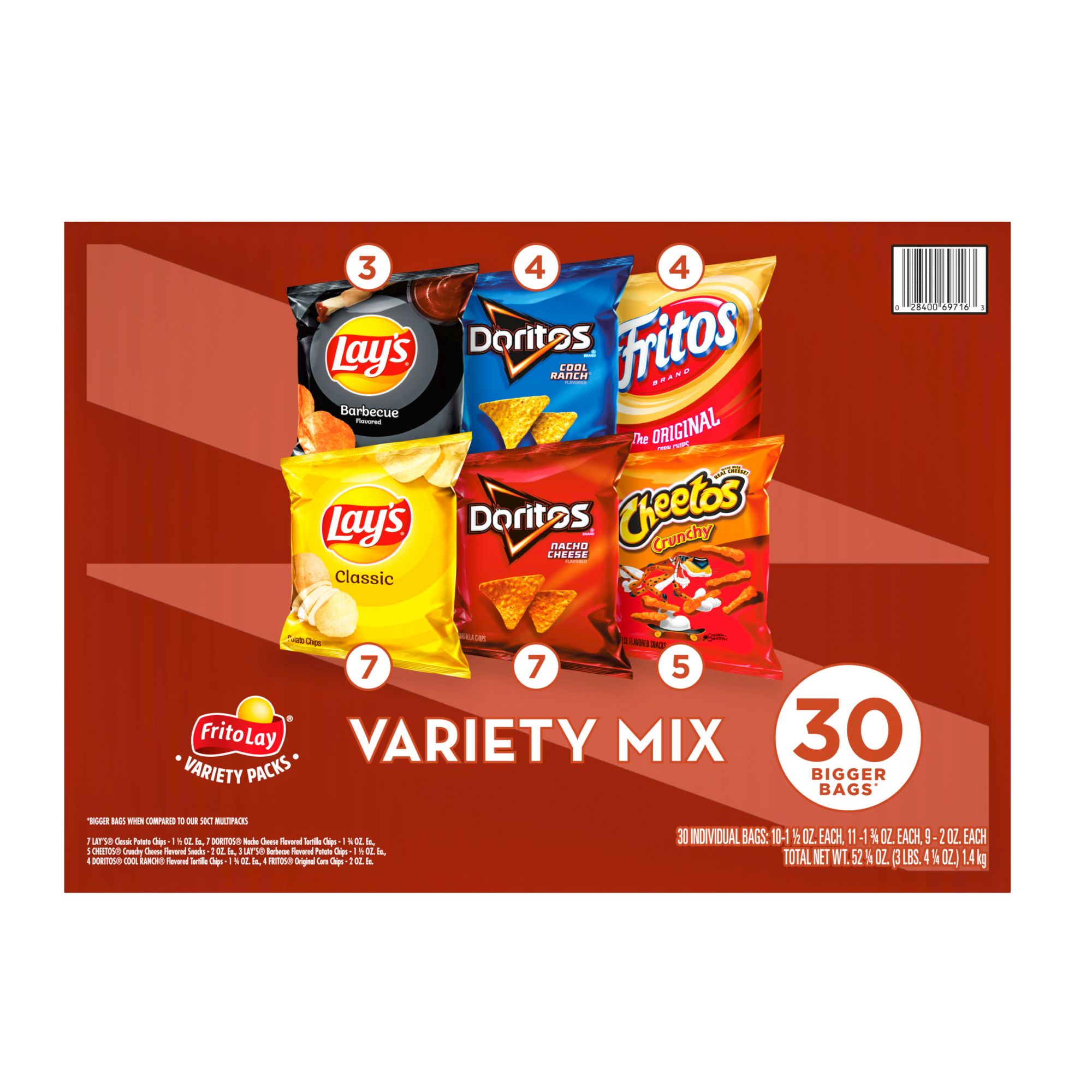 Frito Lay Backyard BBQ Mix Variety Pack, 40 Pack​