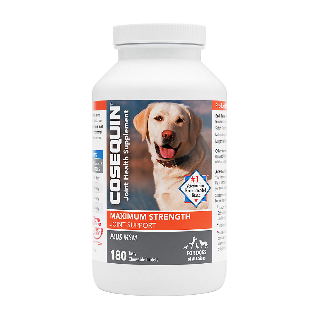 Cosequin Maximum Strength Plus MSM Tablets for Dogs - BJs Wholesale Club
