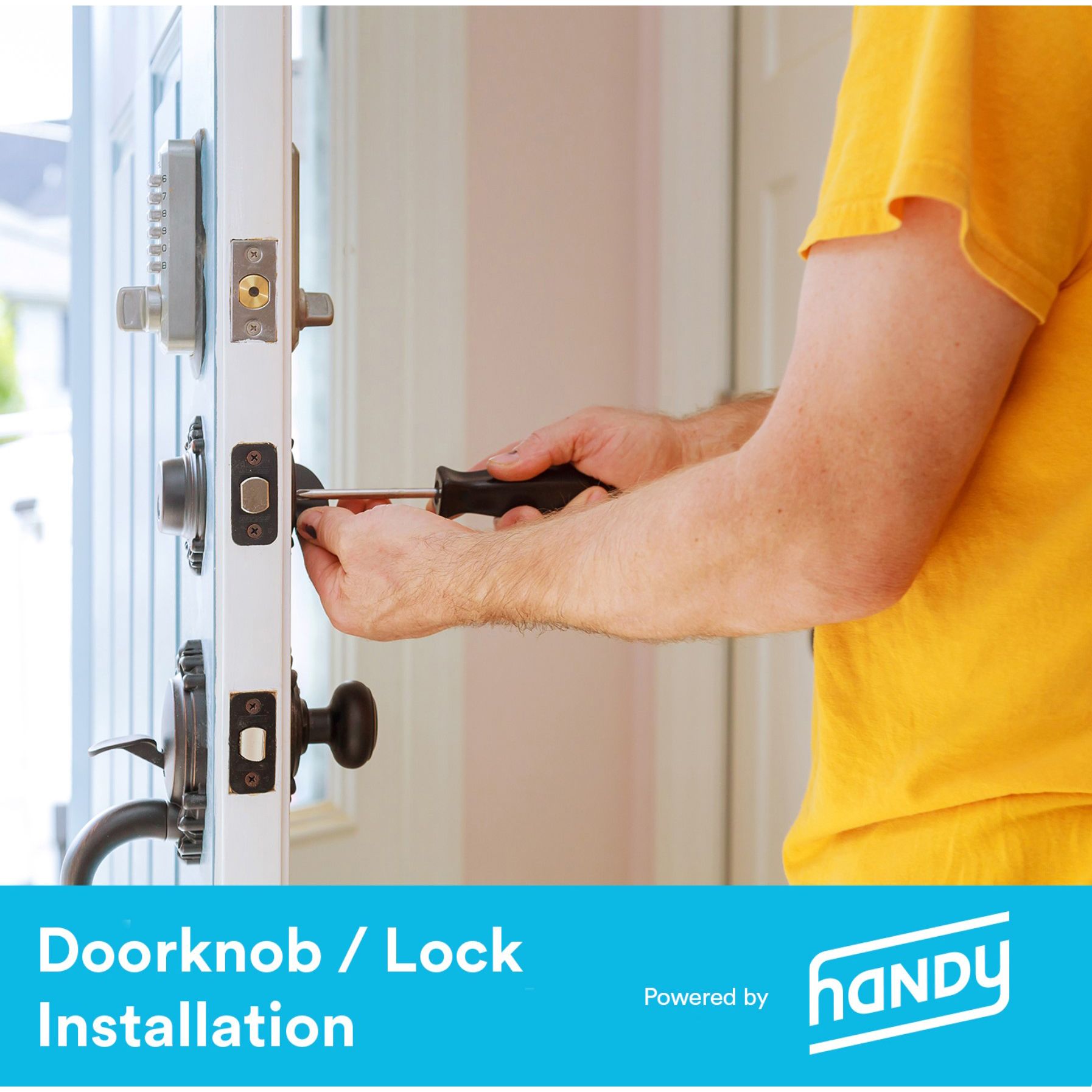 Exterior door deals knobs and locks