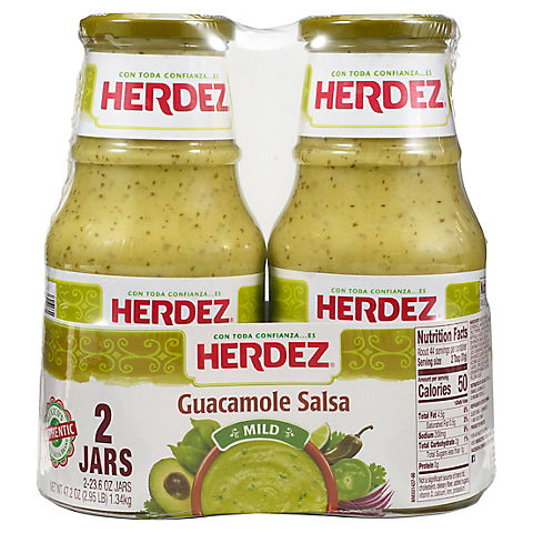 Herdez Guacamole Salsa Mild, 2 pk./23.6 oz.
