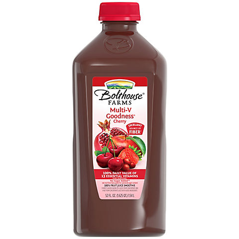 Bolthouse Farms Cherry Multi-V Goodness 100% Fruit Juice Smoothie + Boosts, 52 fl. oz.