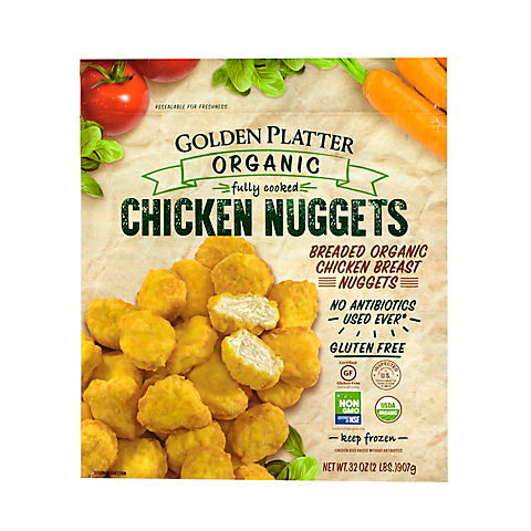 Golden Platter Gluten-Free Organic Chicken Nuggets, 32 oz.