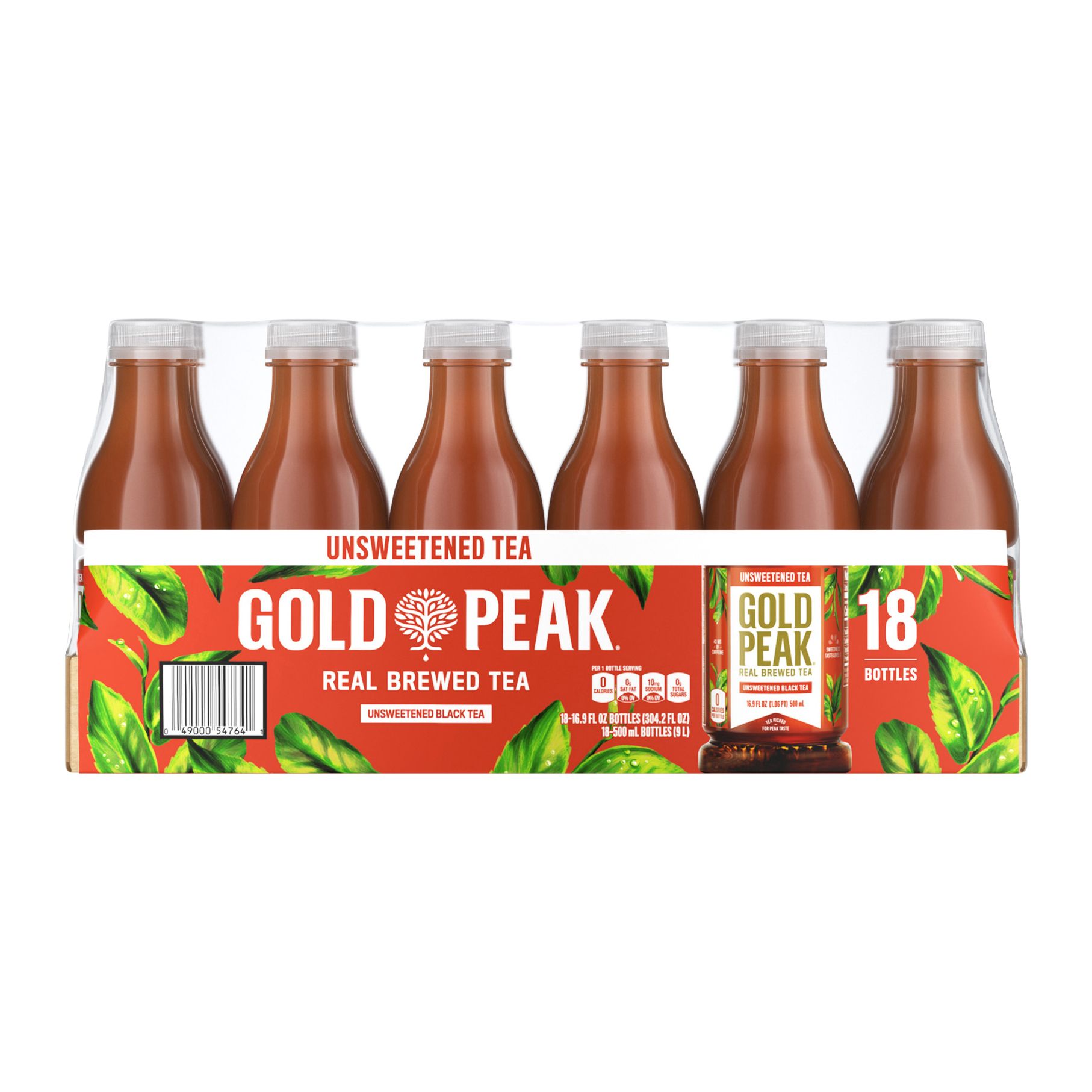 Gold Peak Unsweetened Black Tea, 18 pk