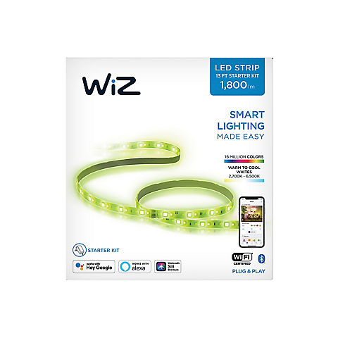 WiZ 13' LED Smart Light Strip Starter Kit
