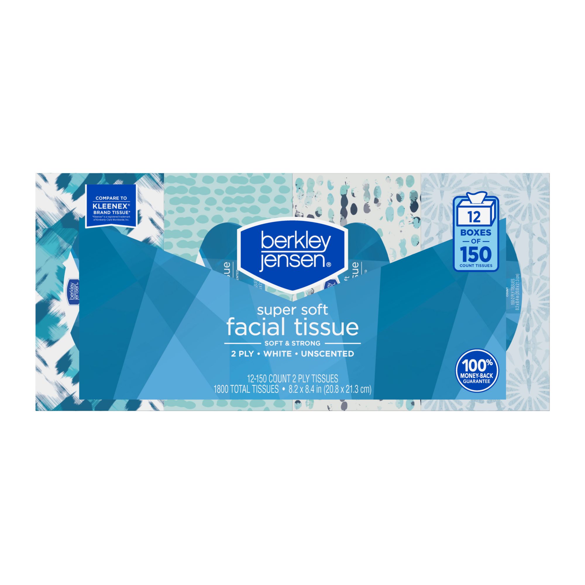 Great Value Everyday Soft 2-Ply Facial Tissues, 160 Tissues 