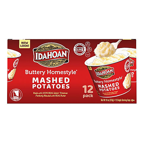 Idahoan Buttery Homestyle Cup Pack, 12 pk./1.5 oz.